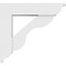 Ekena Millwork Standard Carmel Architectural Grade PVC Bracket With Traditional Ends, 5"W x 20"D x 20"H BKTP05X20X20CAR01 - alternate 2